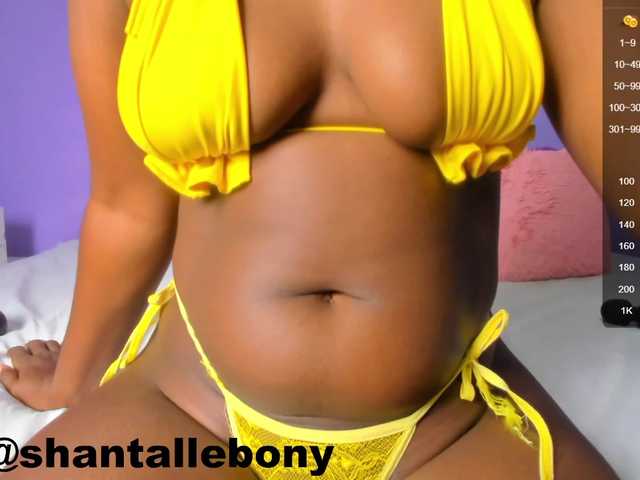 사진 ShantallEbony Hi guys!! Welcome ♥ lets break the rules, open your mouth and enjoy my big squirt! do not be shy. #bouncing #blowjob #anal #doublepenetation #ebony